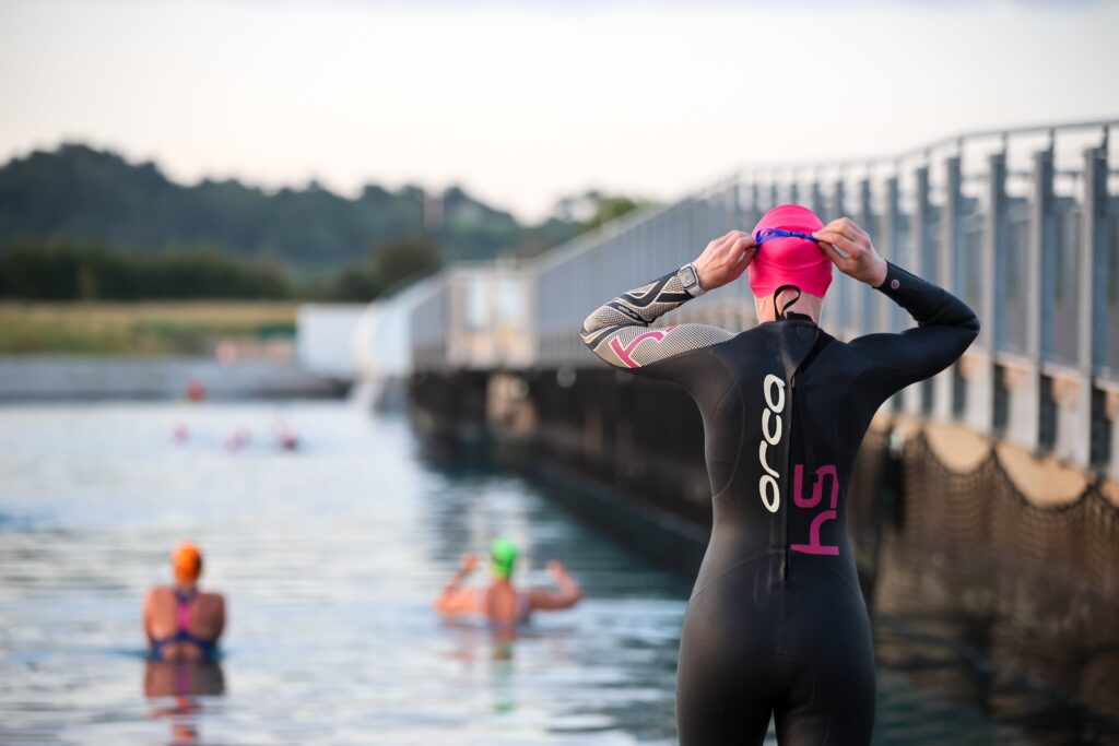 open water swimming at the wave near bristol